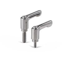 鍋屋バイテック会社 ミニクランプレバー(おねじ・オールステンレス製) LDCMSーNIーHP LDCMSー6ー50ーNIーHP 1個（直送品）