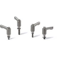 ミニクランプレバー ばね座金組み込みタイプ(おねじ・オールステンレス製) LDCMSーWーAS LDCMSー5ー32ーWーAS 1個（直送品）