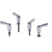 ミニクランプレバー ばね座金組み込みタイプ(おねじ・ステンレス製) LDCMSーWーCR LDCMSー6ー20ーWーCR 1セット(2個)（直送品）