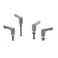 ミニクランプレバー ばね座金組み込みタイプ(おねじ・オールステンレス製) LDCMSーWーNI LDCMSー6ー20ーWーNI 1個（直送品）