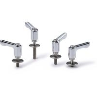 ミニクランプレバー 平座金組み込みタイプ(おねじ・ステンレス製) LDCMSーLWーCR LDCMSー6ー16ーLW20ーCR（直送品）