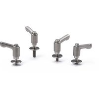 ミニクランプレバー 平座金組み込みタイプ(おねじ・オールステンレス製) LDCMSーLWーAS LDCMSー6ー32ーLW20ーAS 1個（直送品）