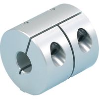 アサ電子工業 リジッドカップリング(アルミ・クランプタイプ) RAC RAC40ー14ー14 1セット(2個)（直送品）