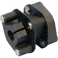 アサ電子工業 C2形カップリング クランプタイプ(ダブル/シングルディスク) CU CUP6L10 1セット(2個)（直送品）