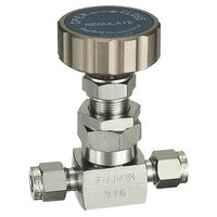 フジキン ニードルバルブ|FINE series PUREステンレス鋼製4.9MPa(ON OFF用)FU FUHー95ー12.7 1個（直送品）