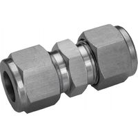 フジキン ニューVーLok継手|ストレートユニオン VUWF VUWFー6.35ーT/CーV 1セット(2個)（直送品）