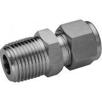 フジキン ニューVーLok継手|ハーフユニオン(R:ISOテーパーおねじ) VUWHー□ VUWHー2AーV 1セット(2個)（直送品）