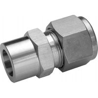 フジキン ニューVーLok継手|ウェルディングレデューサー(メス) VUWRーF VUWRー9.52ー9.52FーV 1セット(2個)（直送品）