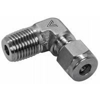 フジキン ニューVーLok継手|エルボハーフユニオン(R:とISOテーパーおねじ) VUWLー□ VUWLー12BーV 1個（直送品）