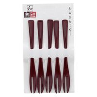 イシダ 菓子フォーク 5P 4970736530019 1セット(1個×10)