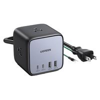 電源タップ 延長コード 1.8m USB Type-C×2 USB-A×2 65W DigiNest Cube 1個 UGREEN