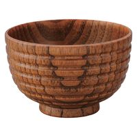尾崎商店 木製汁椀 大和型 ロクロ乱筋 1112 1セット(10個)（直送品）