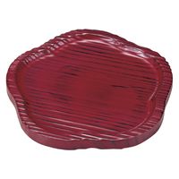 尾崎商店 木製 5.5梅型銘々皿 杉根来 1990 1セット(10個)（直送品）