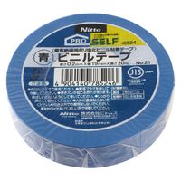 【ビニールテープ】 ビニルテープ No.21 青 幅19mm×長さ20m J2524 ニトムズ 1セット（5巻入）