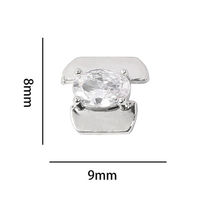 SONAIL×MEG メタルサンド オーバルビジュー シルバー 120948 1個（直送品）