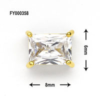 SONAIL レクタングル ビジューストーン エレガンス クリスタルゴールド 129310 1個（直送品）