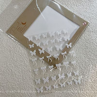 Ｄ．ｎａｉｌ リボン＆バタフライ　ラメシール　オーロラ 130598 1個（直送品）