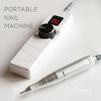 Ｂｏｎｎａｉｌ ポータブルネイルマシーン　ホワイト 124016 1個（直送品）
