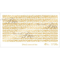 写ネイル 写ネイルＰｌｕｓ　スカッタードライン　マットゴールド 130108 1個（直送品）