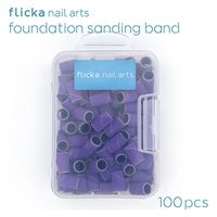 ｆｌｉｃｋａ　ｎａｉｌ　ａｒｔｓ ファンデーションサンディングバンド　１００個入り 120604 1個（直送品）