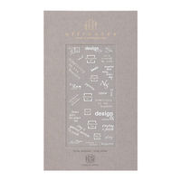 ＬＦ エフロンテ　スタイル　ラインフィルム　エンブレム　ノート　ホワイト 114536 1個（直送品）