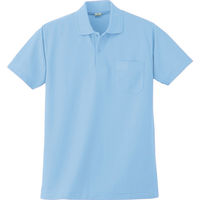 小倉屋 272 半袖ポロシャツ/サックス-SS 272-06-SS 1枚（直送品）