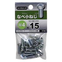 八幡ねじ なべ小ねじ 4×15 1セット(1袋×5)