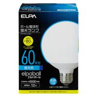 朝日電器 電球形蛍光灯Ｇ形　６０Ｗ形 EFG15ED/12-G061 1個（直送品）