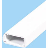 朝日電器 テープ付ABSモール2m 2ゴウ ホワイト 1個