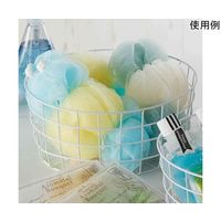 アズワン 丸型ネットカゴ ホワイト 大 2個入 65-0501-06 1組(2個)（直送品）