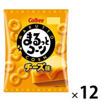 まるっとコーン チーズ味 50g 12袋 カルビー スナック菓子 おつまみ