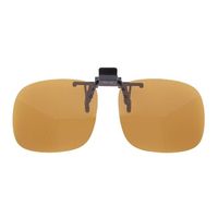 クリアー光学 眼鏡専用クリップサングラス 偏光レンズ CU-1L 1個 64-5277-86（直送品）