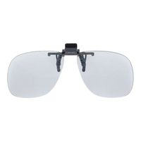 クリアー光学 眼鏡専用クリップサングラス UVカットレンズ（ライトカラー） CU-6 1個 64-5278-01（直送品）