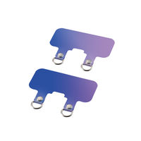 エレコム ストラップホールシート/2口タイプ/2枚入り/オーロラ P-STHD2ACR 1個