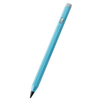 iPad用 タッチペン スタイラスペン 充電式 スリム 六角鉛筆型 ブルー P-TPACAPEN01BU エレコム 1個（直送品）