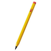 iPad用 タッチペン スタイラスペン 充電式 スリム 六角鉛筆型 イエロー P-TPACAPEN01YL エレコム 1個（直送品）