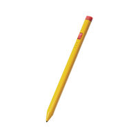 タッチペン スタイラスペン 充電式 ペン先1.5mm 握りやすい三角形 イエロー P-TPACSTEN02YL エレコム 1個（直送品）