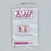 福助工業 スリムLDポリ袋 015 No.9(紐付) 200枚入り 0439878 1ケース(200枚×60)（直送品）