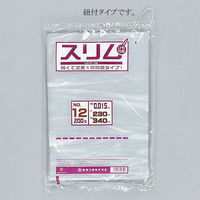 福助工業 スリムLDポリ袋 015 No.12(紐付) 200枚入り 0439908 1ケース(200枚×30)（直送品）