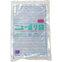 福助工業 ニューポリ袋　０３　No.１４（紐付）　100枚入り 0440140 1ケース(100枚×30)（直送品）