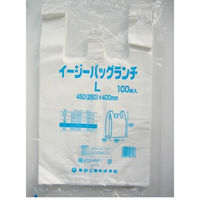 福助工業 イージーバッグランチ　Ｌ　100枚入り 0472948 1ケース(100枚×20)（直送品）