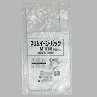 福助工業 スリムイージーバッグ　Ｍ　半透明　100枚入り 0473294 1ケース(100枚×40)（直送品）
