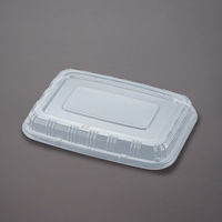 青葉紙業 使い捨て容器　BTー１（蓋）透明外嵌合 272226 1ケース(50枚×12)（直送品）