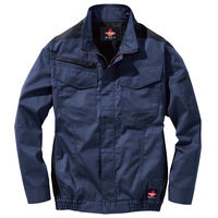 HOOH フルハーネス対応難燃長袖ブルゾン  V4211  ネイビー  S  村上被服  1着（直送品）