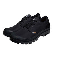 ヤマショウ 撥水スニーカー ブラック 4L YSS-202BK 1足（直送品）