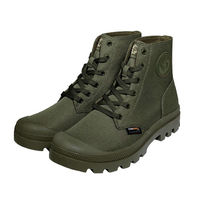 ヤマショウ 撥水ハイカットスニーカー カーキ 4L YSS-203KH 1