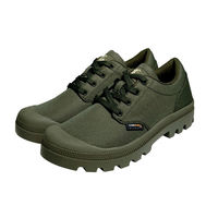 ヤマショウ 撥水スニーカー カーキ L YSS-202KH 1足（直送品）