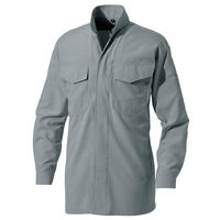 HOOH 立衿シャツ  1361  グレー  LL  村上被服  1着（直送品）
