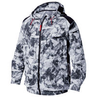 HOOH サイドファン長袖フードジャケット  V8812  ストーン  M  村上被服  1着（直送品）