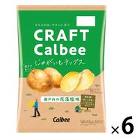 じゃがいもチップス 瀬戸内の花藻塩味 65g 6袋 カルビー ポテトチップス スナック菓子 おつまみ